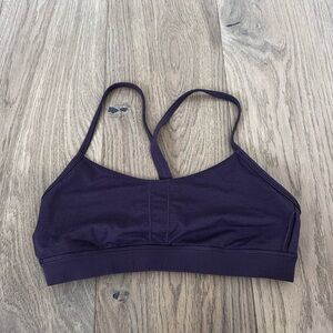 Lululemon Athletica Purple Sports Bra with Racerback Design
